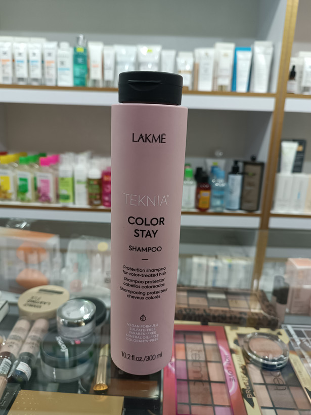 شامپو تثبیت کننده رنگ مو لاکمه مدل Color stay حجم 300 مبل